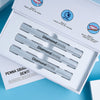 Scatola per lo sbiancamento di Diamond Smile - scatola per lo sbiancamento dei denti su sfondo blu