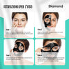 Maschera viso Diamond a pulizia profonda con effetto magnete
