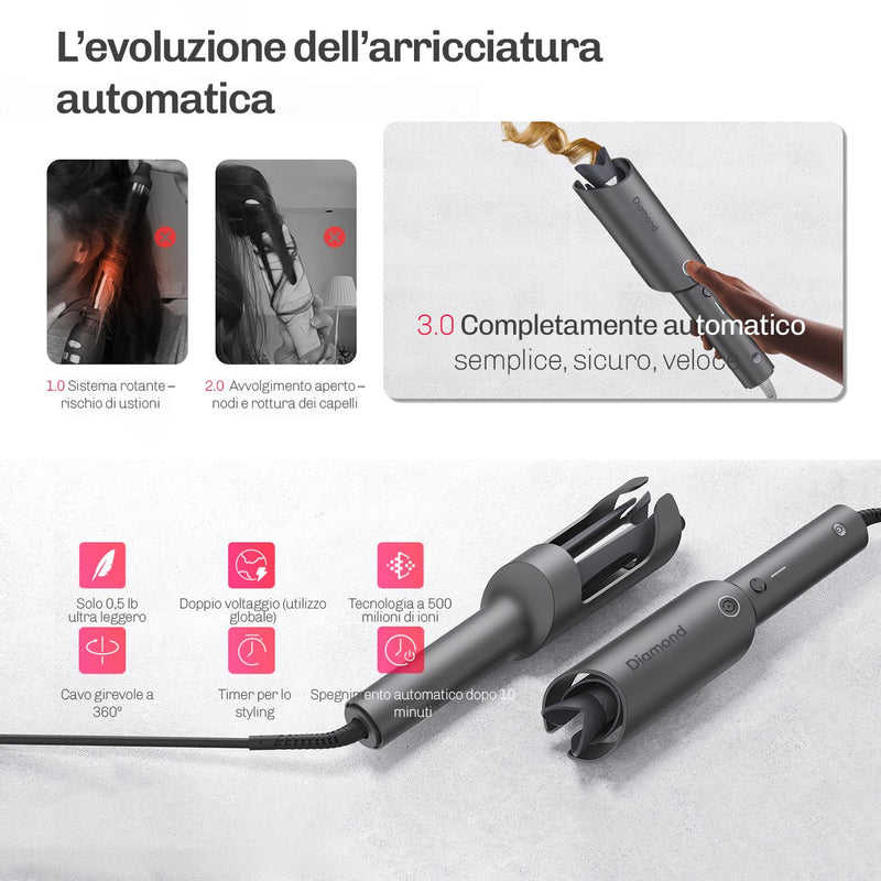 Arricciacapelli automatico WaveSpin