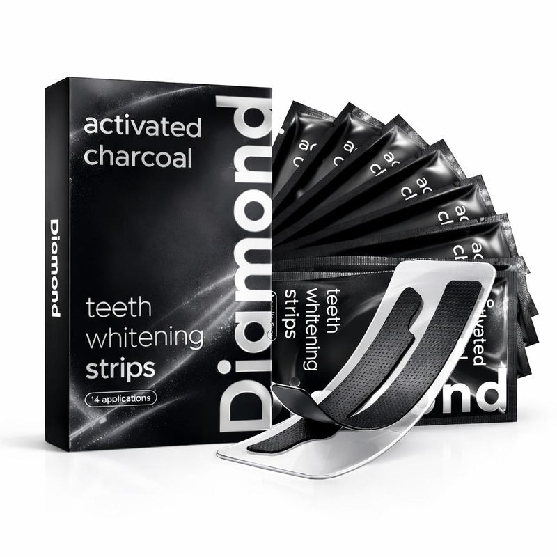 Strisce sbiancanti al carbone attivo