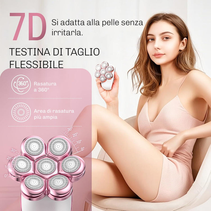Rasoio Elettrico Donna 7D Glide+