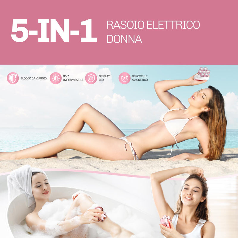 Rasoio Elettrico Donna 7D Glide+