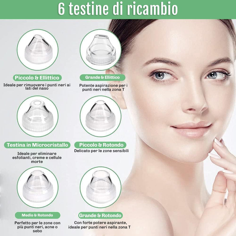 Aspiratore punti neri Diamond trattamento delicato e senza dolore