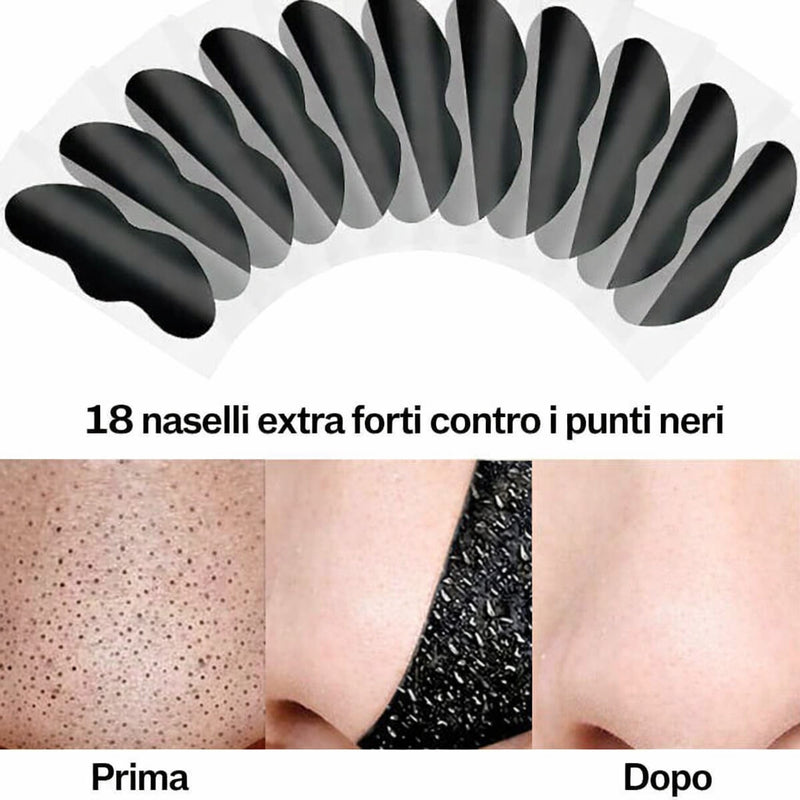 Confezione da 18 cerotti punti neri Diamond per utilizzo settimanale