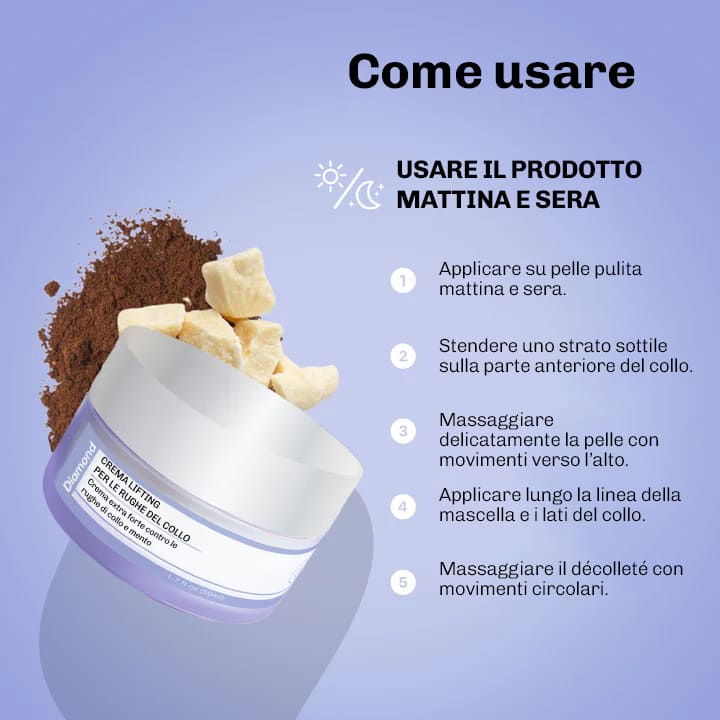 Crema antiage collo Diamond con complesso ProLift