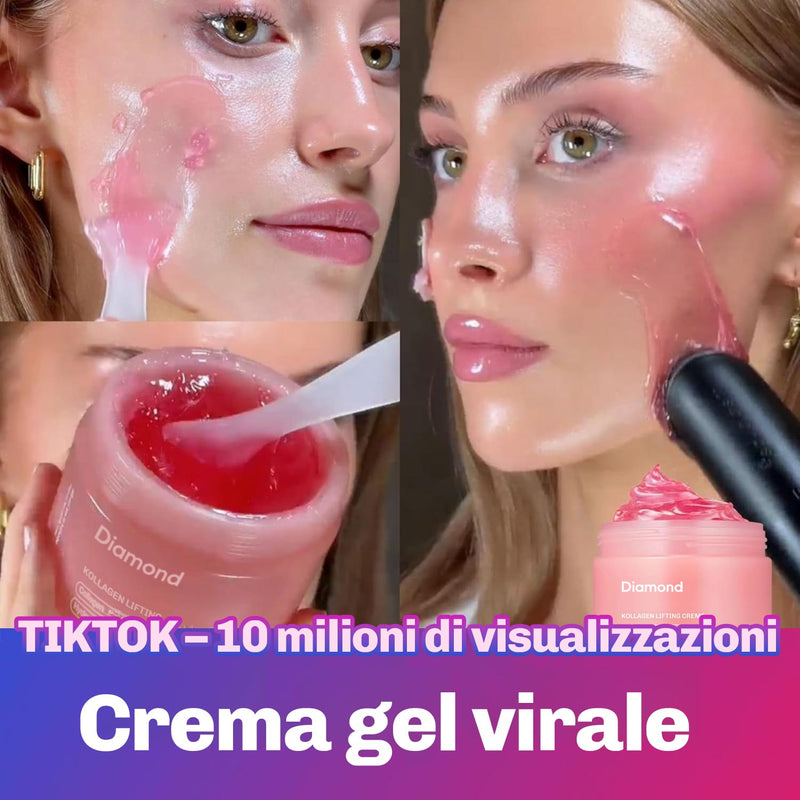 Crema Diamond con collagene e niacinamide uniformante