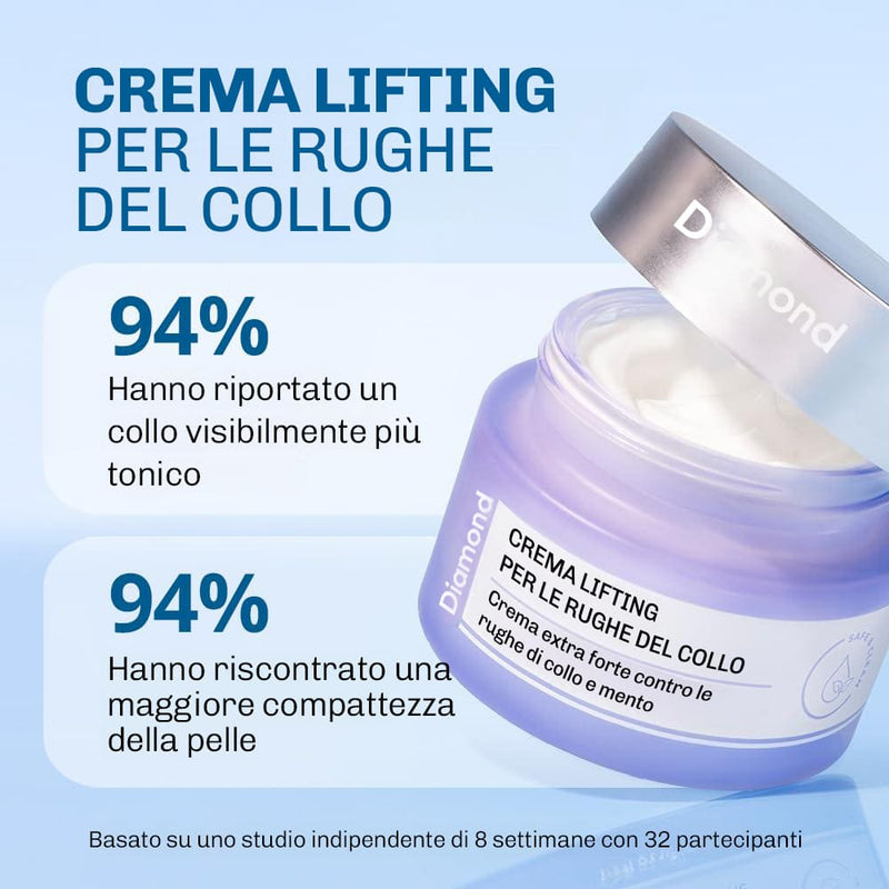 Crema collo Diamond adatta a pelle sensibile