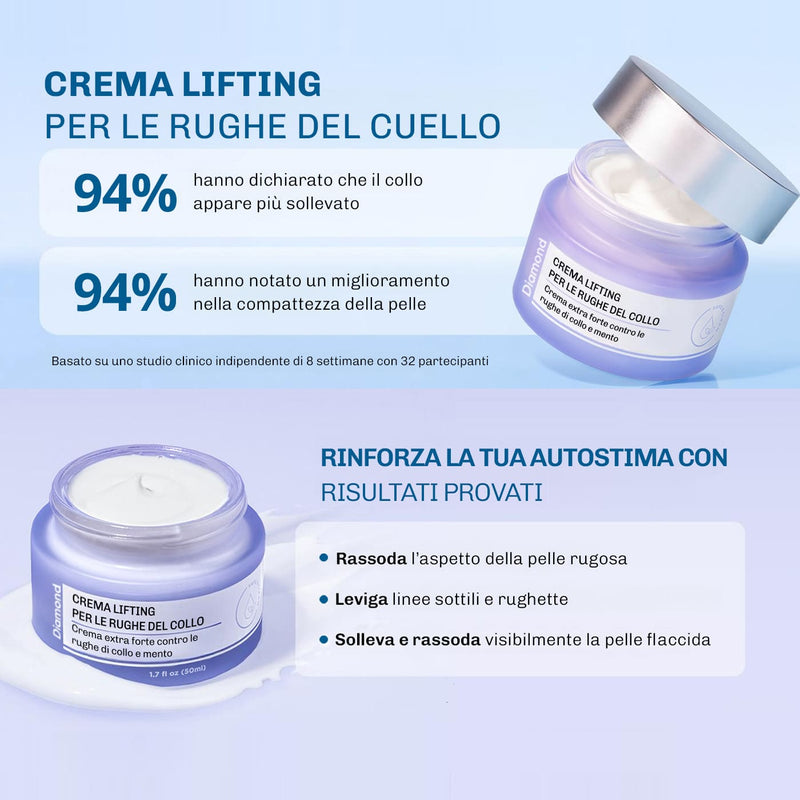 Crema collo Diamond trattamento quotidiano antiage