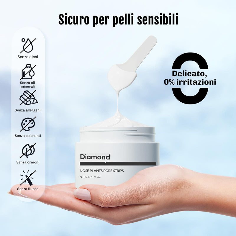 Crema purificante pori viso Diamond con pulizia profonda
