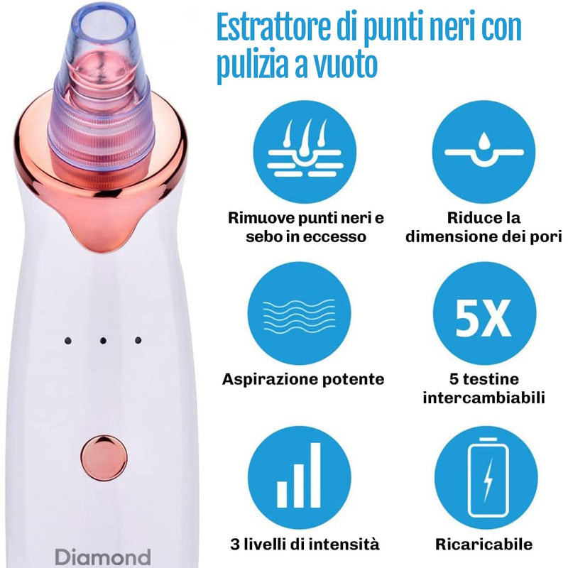 Detergente pori Diamond con tecnologia di aspirazione avanzata