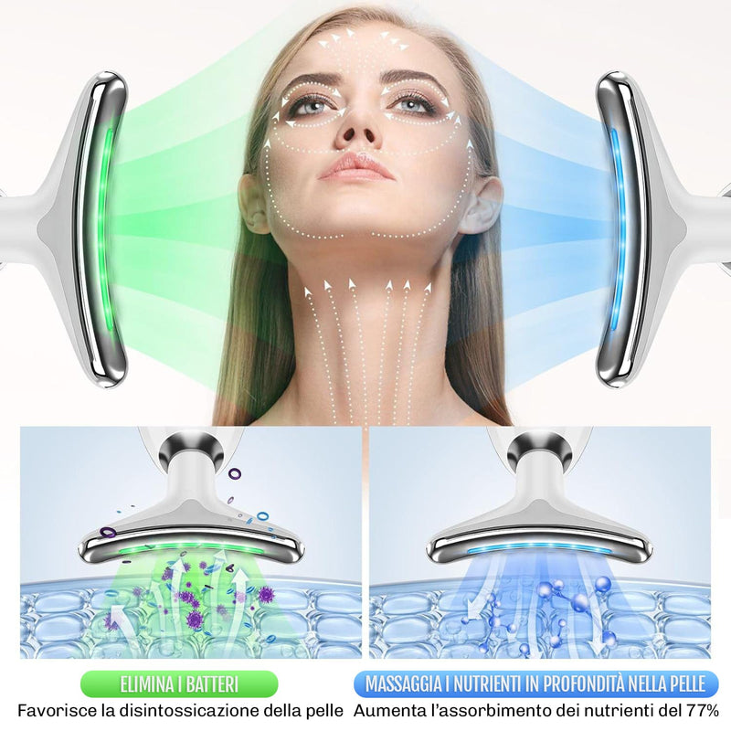 Dispositivo LED rassodante Diamond per pelle più compatta