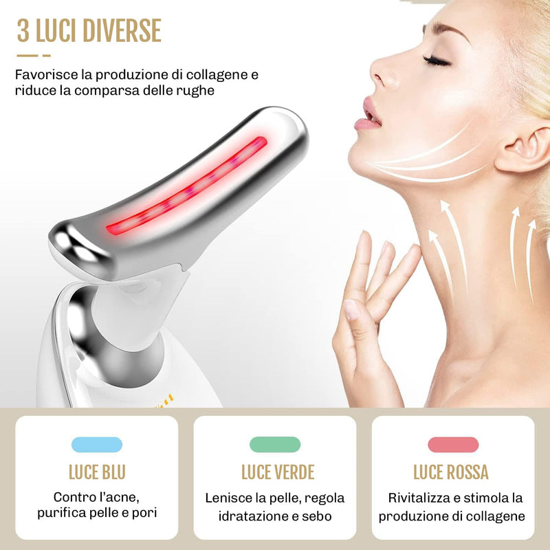 Dispositivo LED viso Diamond per ridurre rughe e linee sottili