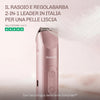 DuoCare trimmer intimo e viso per zone sensibili