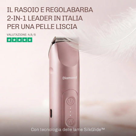 Mini Trimmer DuoCare 2 in 1 per una depilazione delicata e precisa