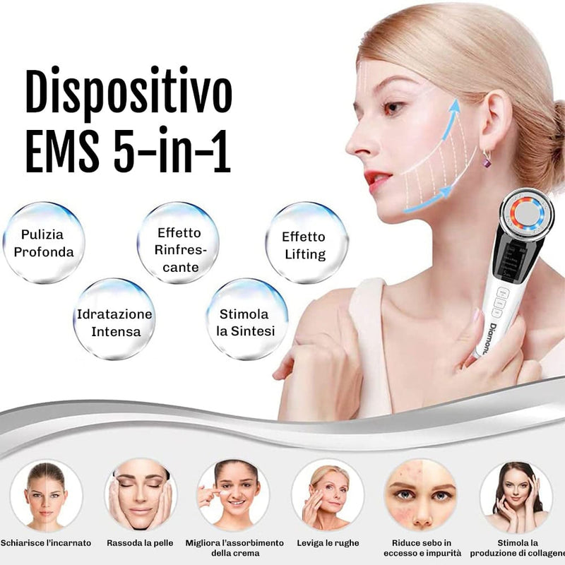 EMS viso rassodante professionale Diamond per tonificare i muscoli