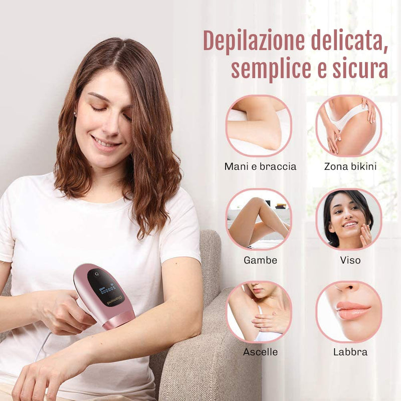 Epilatore IPL Diamond adatto per viso e corpo