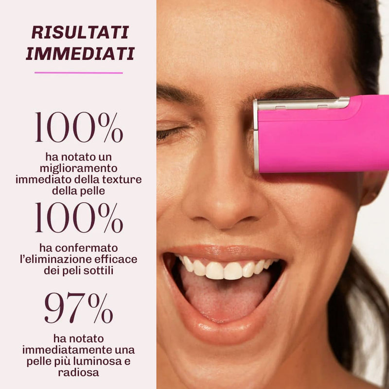 Epilatore viso Diamond sicuro senza tagli o irritazioni