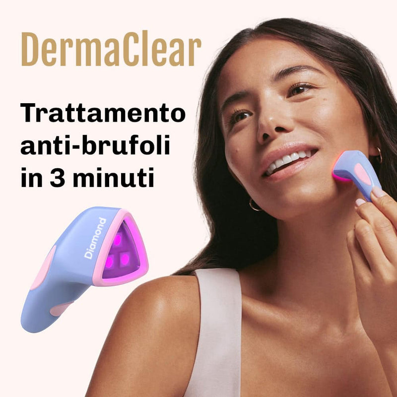 Luce rossa Diamond per ridurre arrossamenti e infiammazioni