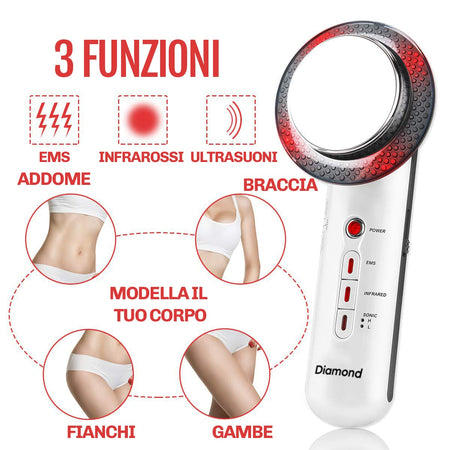 Dispositivo anticellulite CelluX Diamond per pelle più tonica