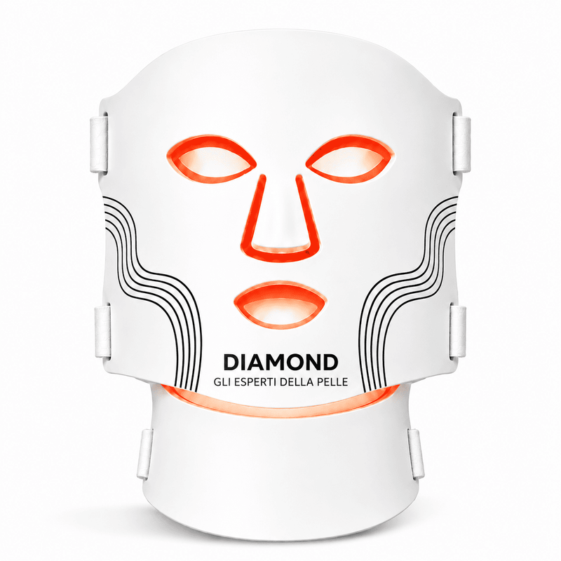Maschera fototerapia LED per una pelle radiosa e uniforme