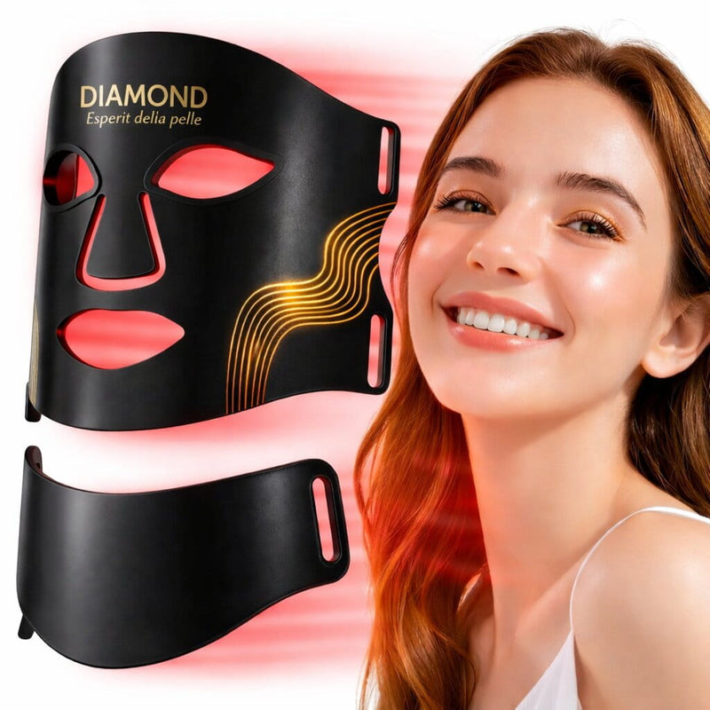 Maschera LED LUMIDARK Diamond per fototerapia viso antiage