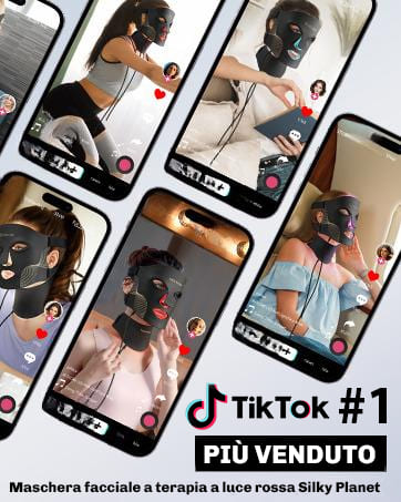 Maschera LED Diamond per trattamento uniforme e luminosita