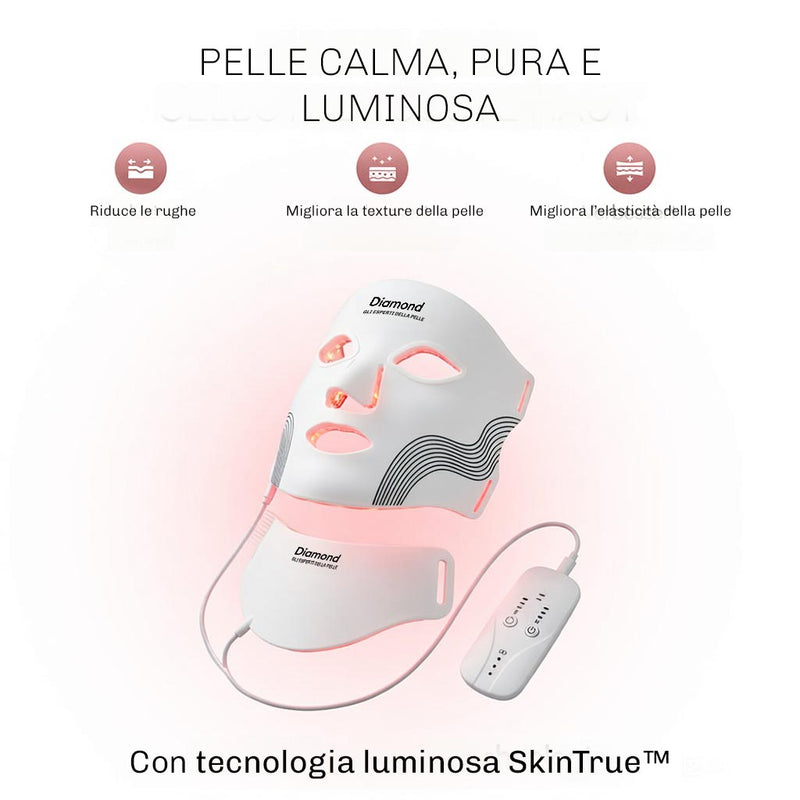 Maschera LED viso per ridurre rughe e linee sottili