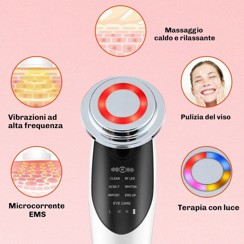 Massaggiatore viso Diamond per migliorare elasticita e compattezza