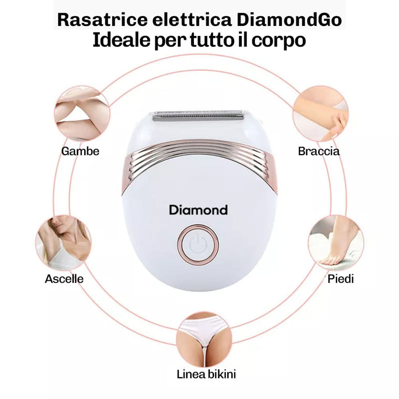 Mini rasoio compatto Diamond perfetto per beauty case