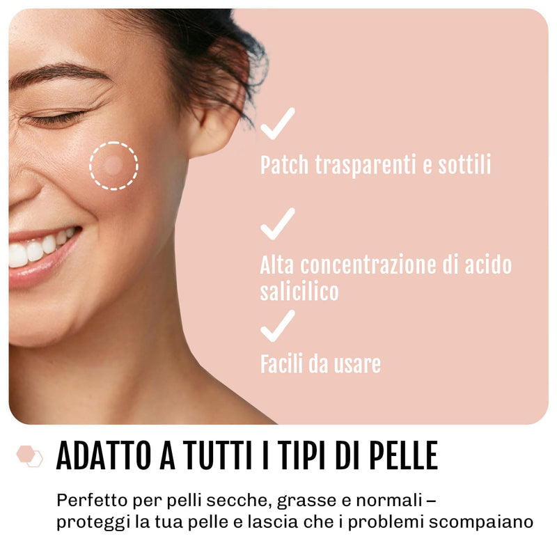 Patch anti acne Diamond disponibili in due dimensioni