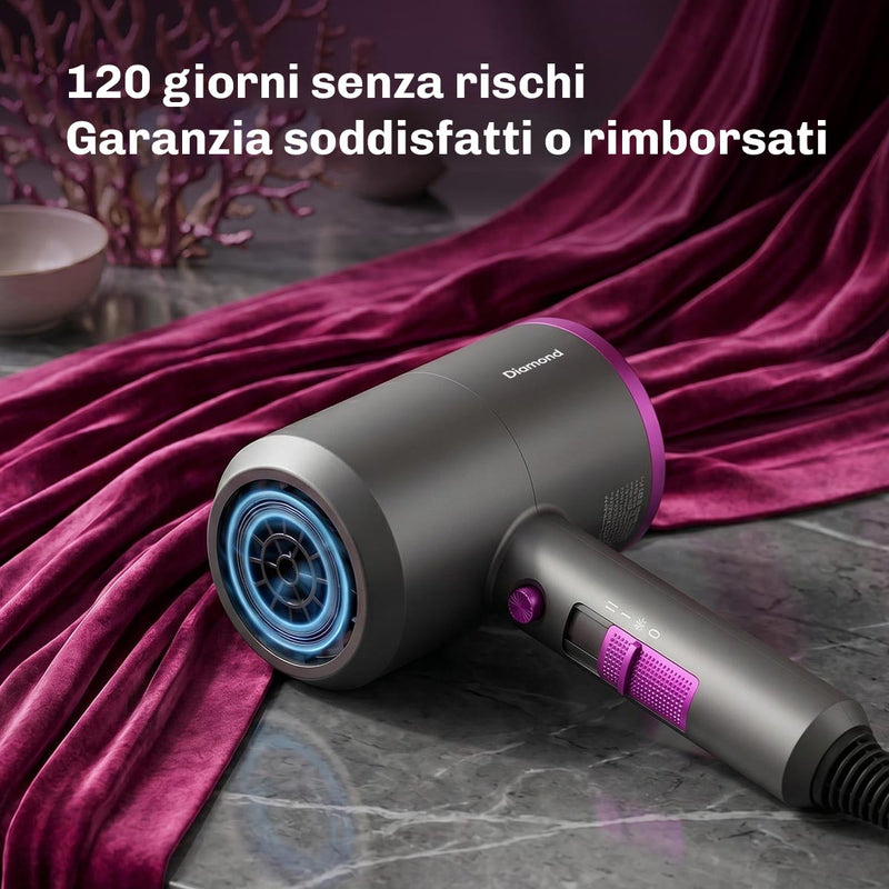 Phon AirFusion per asciugare, modellare e donare volume con risultati professionali.