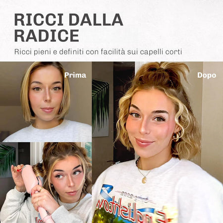 Piastra ondulante ionica NovaCurl Diamond per onde luminose