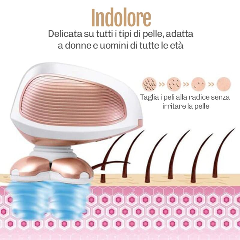 Rasoio elettrico Diamond con trimmer integrato per rifiniture precise