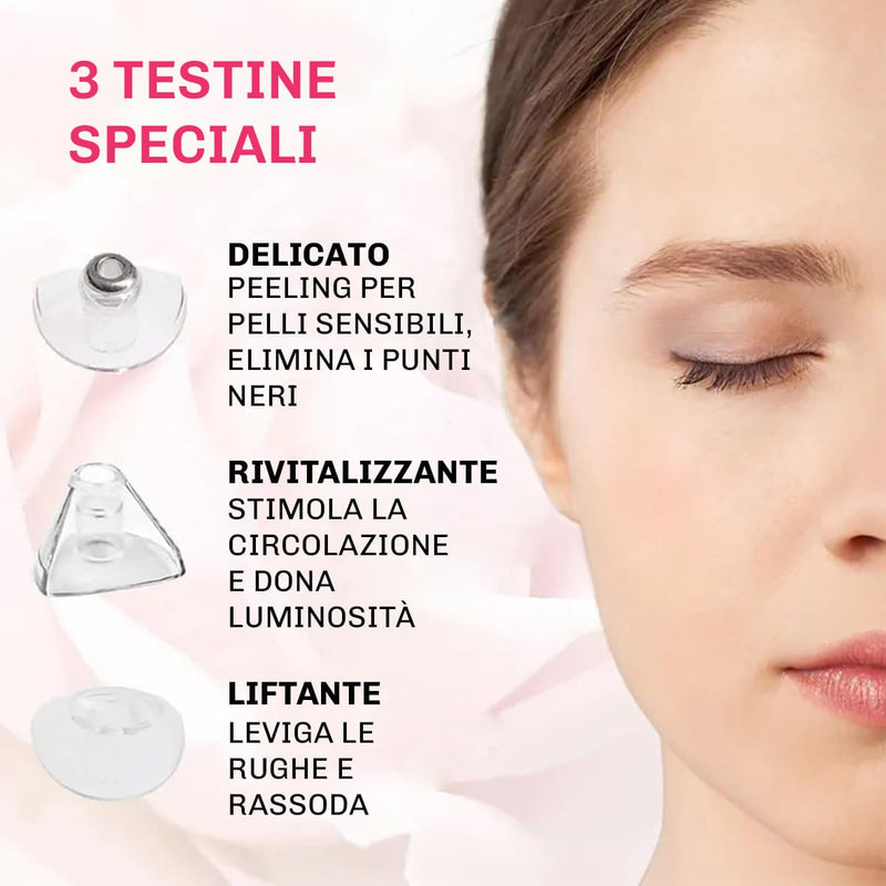 Set pulizia punti neri Diamond per routine skincare a casa
