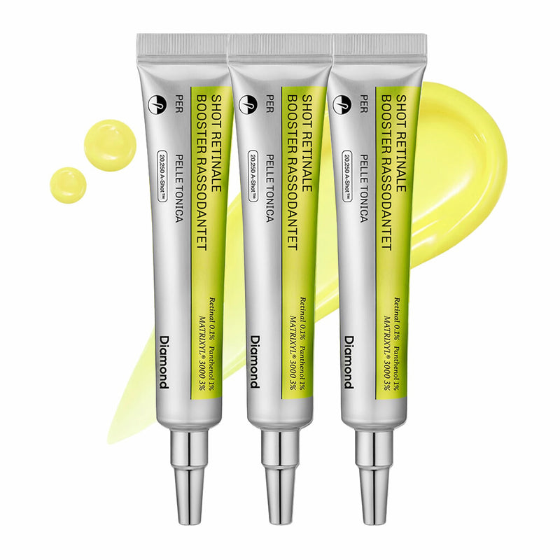 Siero retinal 0,1% Diamond Power Booster per pelle visibilmente più tonica e uniforme