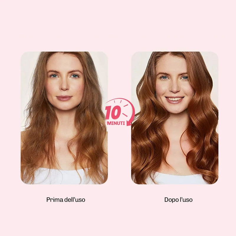 Spazzola termica Diamond con 5 livelli di temperatura regolabile