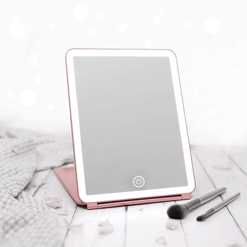 Specchio LED ricaricabile USB Diamond per utilizzo quotidiano