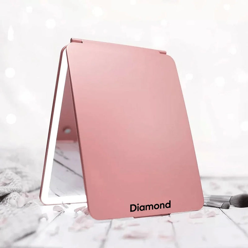 Specchio makeup portatile Diamond ideale per viaggio
