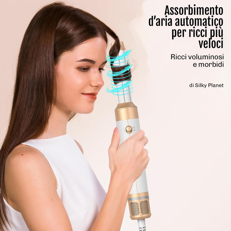 Styler capelli Diamond con accessori intercambiabili
