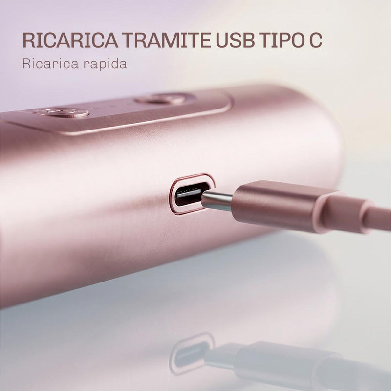 Trimmer 2 in 1 per viso e corpo con doppia lama